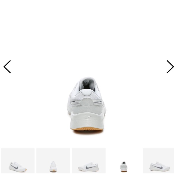 NEW Nike varsity leather white sneakers size 5.5Y - Picture 11 of 13